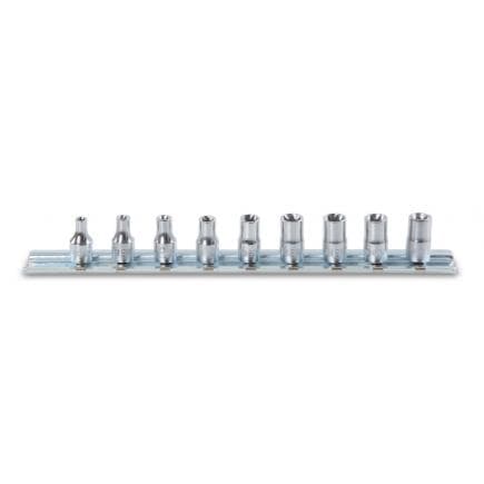 BETA 009000419 - Jeu de 9 douilles Torx 1/4" chromées