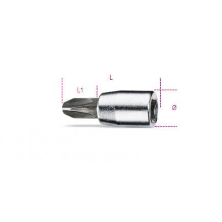 BETA 009000703 - Douille tournevis pour vis Phillips® 1/4" (lot muliple)