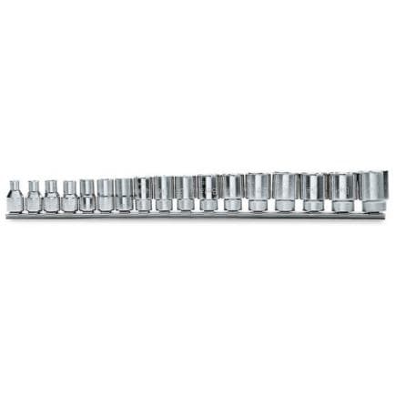 BETA 009100130 - Jeu de 17 douilles 12 pans 3/8"