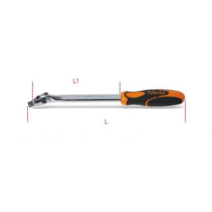 BETA 009100845 - Poignée articulée carré mâle 3/8" (lot muliple)
