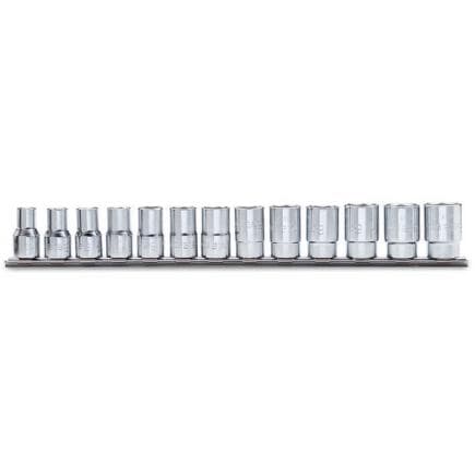BETA 009200040 - Jeu de 13 douilles 6 pans 1/2" sur support