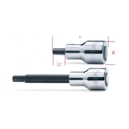 BETA 009200425 - Douille tournevis pour vis 6 pans creux 1/2" (lot muliple)