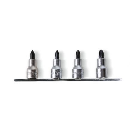 BETA 009200479 - Jeu de 4 douille tournevis pour vis Phillips® 1/2"