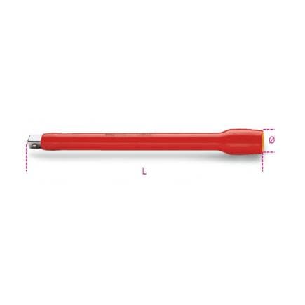 BETA 009200805 - Rallonge carrés mâle et femelle 1/2" 264mm 1000V