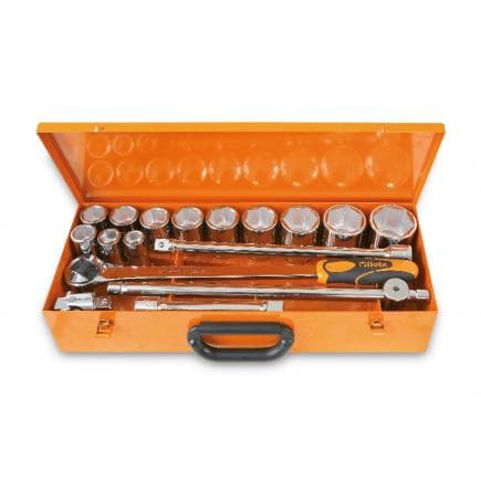 BETA 009280955 - Jeu de 12 douilles et 4 accessoires 3/4"