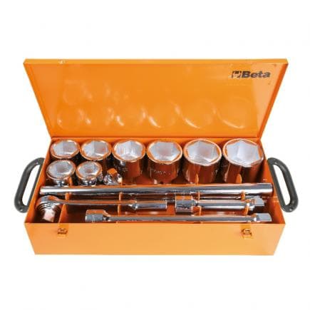 BETA 009290925 - Jeu de 8 douilles 6 pans et 5 accessoires