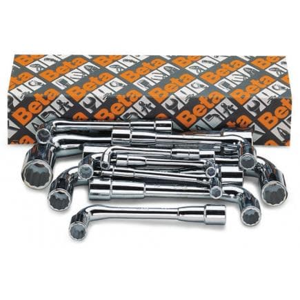 BETA 009320080 - Jeu de 11 clés à pipe débouchées