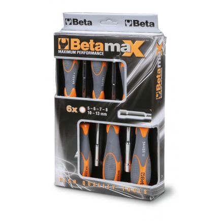 BETA 009440056 - Jeu de 6 clés à douille emmanchées