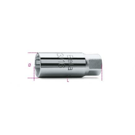 BETA 009560021 - Douilles à carré femelle 3/8" pour bougies (lot muliple)