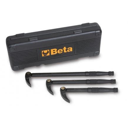 BETA 009660103 - Jeu de 3 leviers avec une tête articulée plate courbe