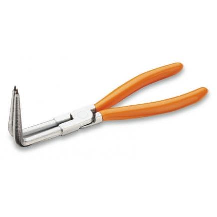 BETA 010340320 - Pince pour circlips intérieurs à becs longs coudés à 90° (lot muliple)