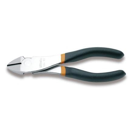 BETA 010840010 - Pince coupante diagonale à faible effort de coupe chromée avec branches gainées avec double couche de PVC antidérapant (lot muliple)