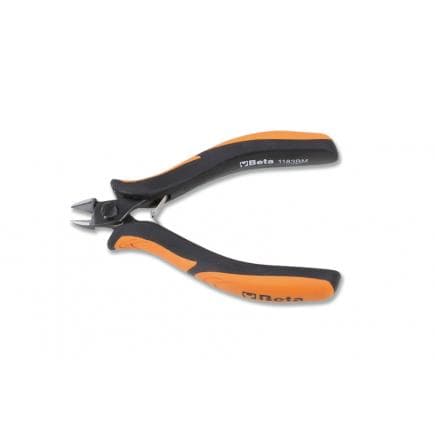 BETA 011880102 - Pince coupante diagonale de précision coupe axiale branches gainées confort bi-matières (lot muliple)
