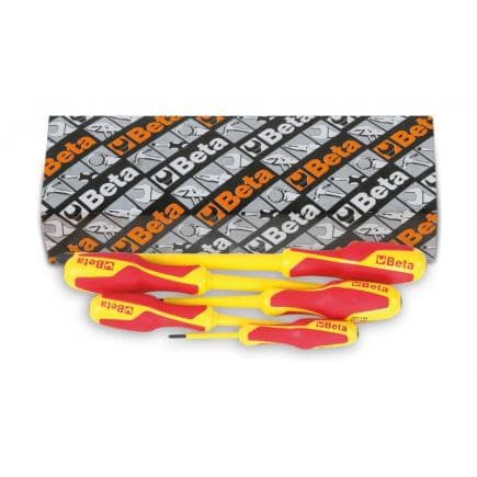 BETA 012720751 - 1000V Jeu de 5 tournevis pour vis Phillips®