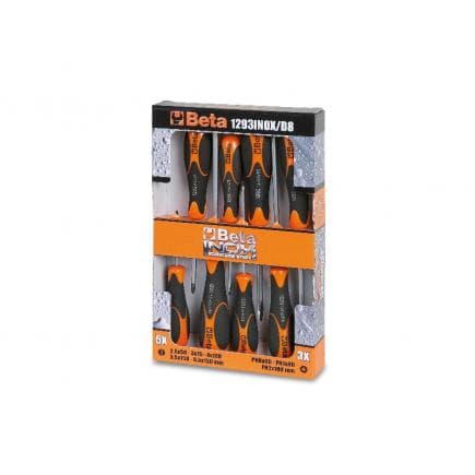 BETA 012930408 - Jeu de tournevis en acier inoxydable (8 pcs.)