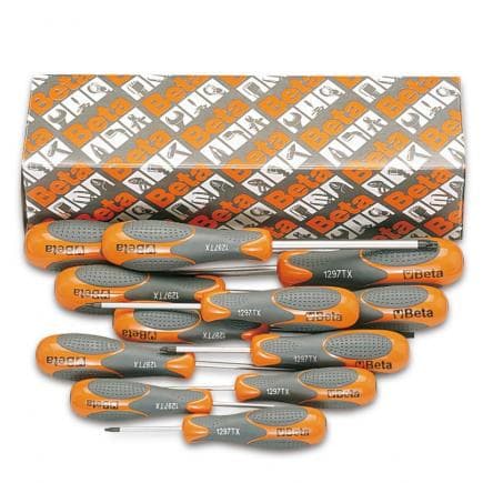 BETA 012970312 - Jeu de 12 tournevis pour vis Torx®