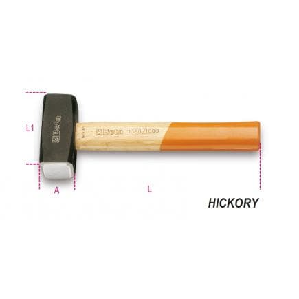 BETA 013800208 - Massette avec manche en bois (lot muliple)