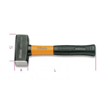 BETA 013800320 - Massette avec manche en fibre (lot muliple)