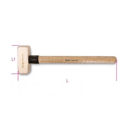 BETA 013800810 - Massette antidéflagrante, manche en bois