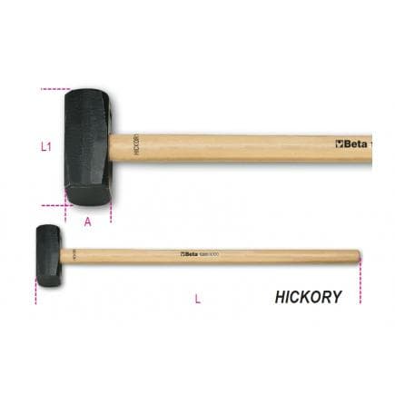 BETA 013810030 - Masse gros effort avec manche en hickory