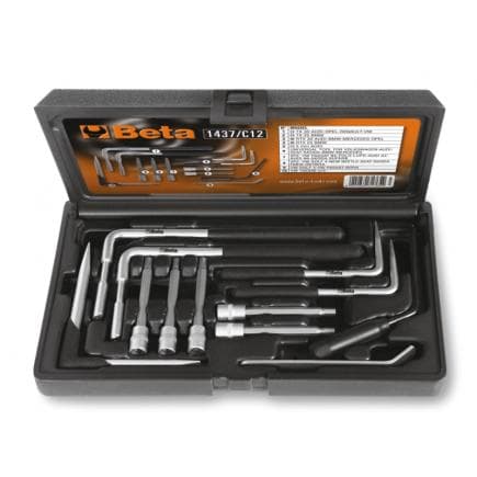 BETA 014370001 - Composition de 12 outils pour enlever les airbags