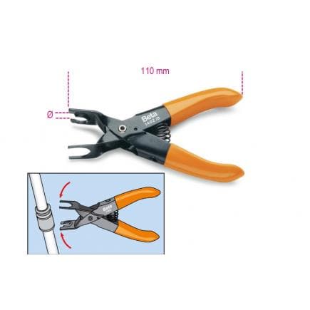 BETA 014820008 - Pince pour raccords d'essence Renault (lot muliple)