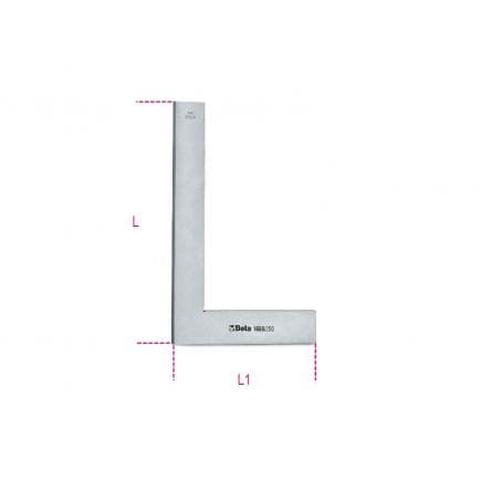 BETA 016680210 - Equerre simple en acier normalisé faces et arêtes rectifiées (lot muliple)
