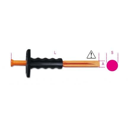 BETA 017010103 - Ciseau de maçon avec protecteur (lot muliple)