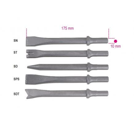 BETA 019400043 - Burins pour marteau burineur 1940E10 (lot muliple)