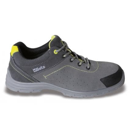 BETA 072120042 - Chaussure basse aérée en croûte de velours avec insert anti-abrasion sur l'embout, S1P SRC