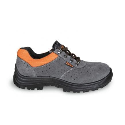 BETA 072460448 - Chaussure basse type tennis aérée en croûte de velours, S1P SRC