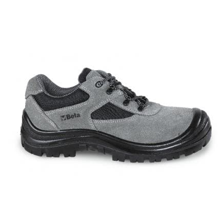 BETA 072480247 - Chaussure basse en croûte de velours avec inserts en nylon et couvre-embout renforcé en polyuréthane, S1P SRC