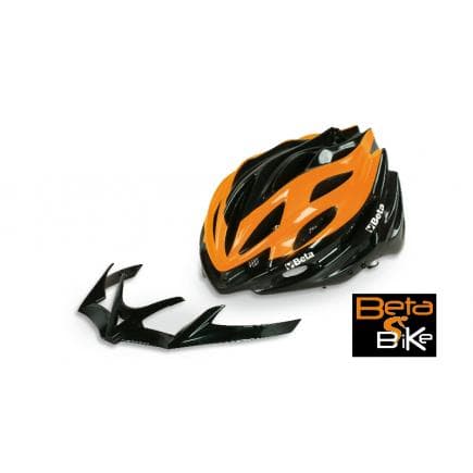 BETA 095390010 - Casque de protection pour cyclisme sur route et VTT avec visière amovible - tailles réglable