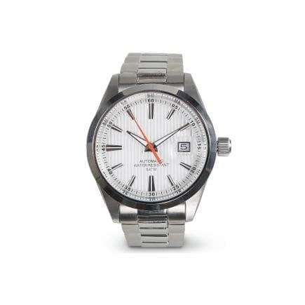 BETA 095930120 - Montre à mouvement automatique, boîtier en acier, résistant à l’eau 5 ATM, bracelet-montre en acier