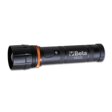 BETA 018330004 - Torche LED à haute luminosité en aluminium anodisé renforcé jusqu'à 1100 Lumens