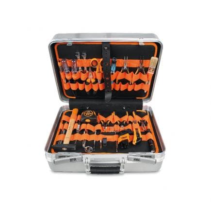 BETA 020331225 - Coffret en aluminium avec assortiment de 98 outils électroniques