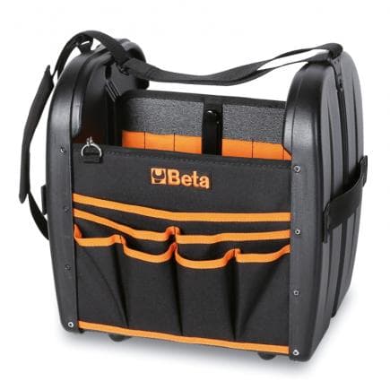 BETA 021041122 - Sac seau porte-outils en tissu technique avec assortiment de 35 outils pour une utilisation universelle