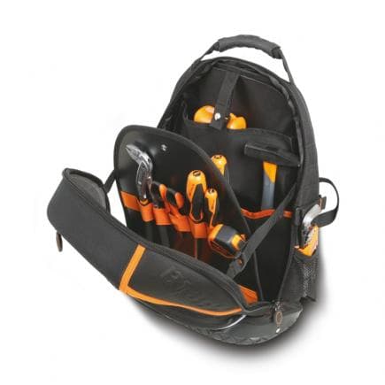 BETA 021051122 - Sac à dos porte-outils vide en tissu technique avec assortiment de 35 outils pour une utilisation universelle