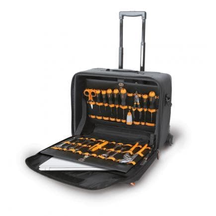 BETA 021081022 - Chariot porte-outils en tissu technique avec assortiment de 45 outils pour une utilisation universelle