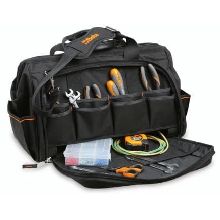 BETA 021091022 - Sacoche porte-outils en tissu technique avec assortiment de 45 outils pour une utilisation universelle