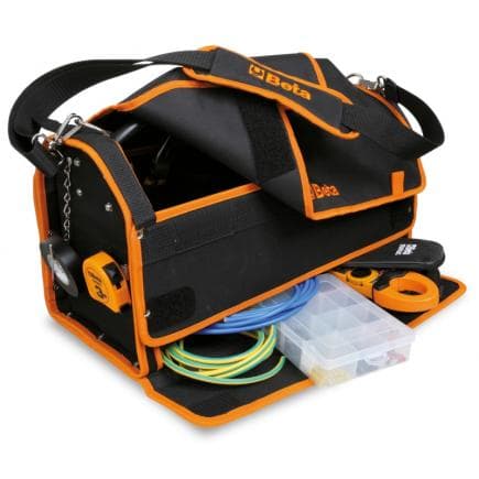 BETA 021101041 - Boîte à outils en tissu technique avec assortiment de 45 outils pour une utilisation universelle