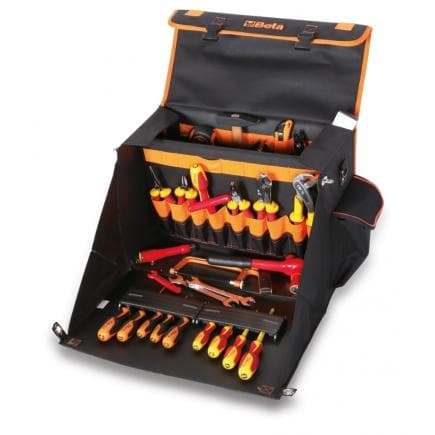 BETA 021121056 - Trousse à outils en tissu technique avec assortiment de 111 outils à usage universel