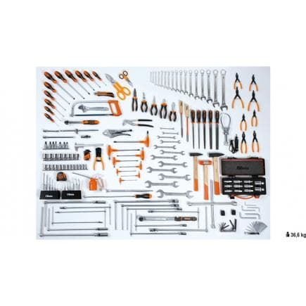 BETA 059571007 - Composition de 174 outils pour la réparation de voiture