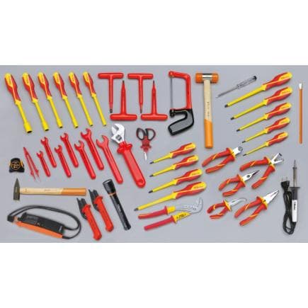 BETA 059801257 - Composition de 46 outils pour l'électrotechnique