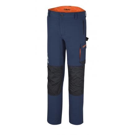BETA 076600104 - Pantalon de travail multipoches stretch léger, bleu