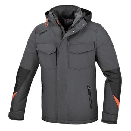 BETA 076700004 - Anorak en polyester Oxford 300D imperméable avec enduit PU, gris anthracite