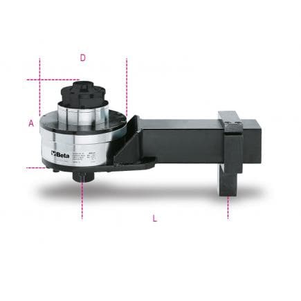 BETA 005650615 - Multiplicateur de couple pour le serrage à droite et à gauche avec rapport 27:1 avec système anti-remontrant en coffret 565VV-B