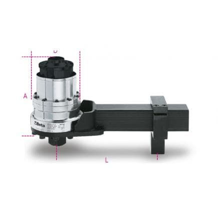 BETA 005670614 - Multiplicateur de couple pour le serrage à droite et à gauche avec rapport 135:1 avec système anti-remontrant en coffret 565VV-B