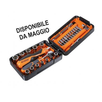 BETA 009001947 - Jeu de 11 douilles hexagonales, 21 embouts et 7 accessoires