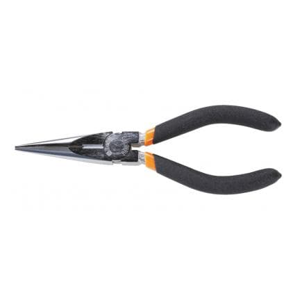 BETA 011660066 - Pince à becs demi-ronds longs striés avec branches gainées avec double couche de PVC antidérapant et finition industrielle (lot...